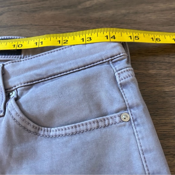 💕 Ag Adriano Goldschmied Gray THE STEVIE ANKLE Stim Straight Ankle jeans 27x28 - Picture 7 of 10